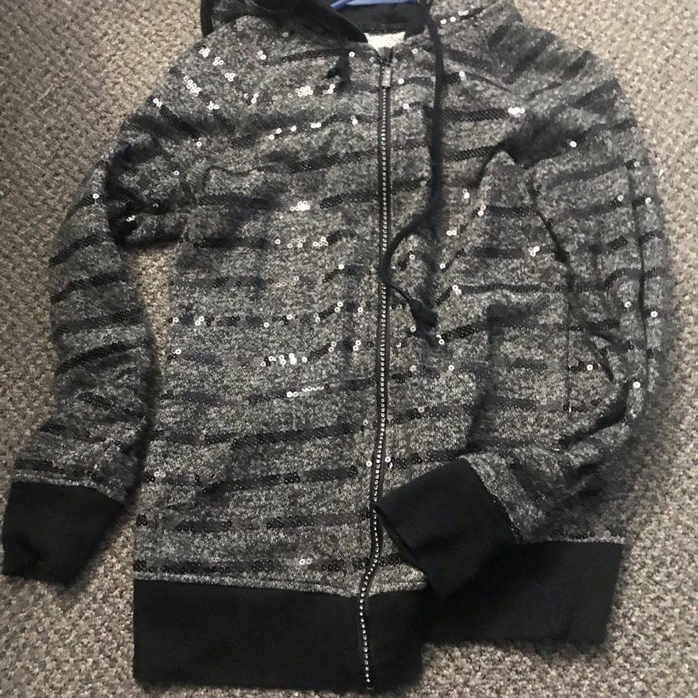 Small zip up hoodie